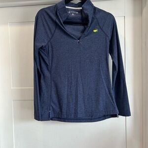 Magnolia Lane Tech Women's Navy Blue Half-Zip Jacket S